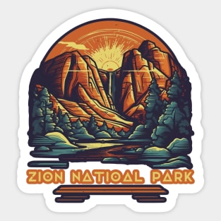 Zion National Park Sticker